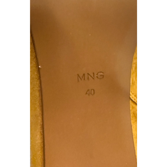 NEW MANGO MNG MEDIUM BROWN HEEL SUEDE ANKLE BOOTS BOOTIE SZ 40 US 9 - Picture 11 of 11